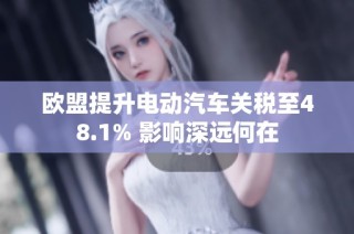 欧盟提升电动汽车关税至48.1% 影响深远何在