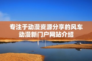 专注于动漫资源分享的风车动漫新门户网站介绍