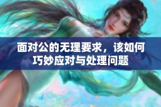 面对公的无理要求，该如何巧妙应对与处理问题