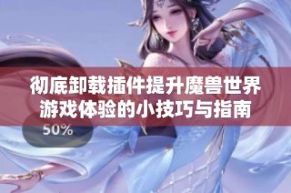 彻底卸载插件提升魔兽世界游戏体验的小技巧与指南