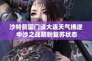 沙特前国门谈大连天气拂逆 中沙之战期盼复苏状态