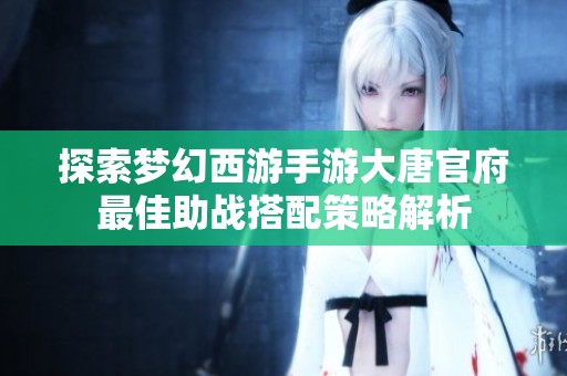 探索梦幻西游手游大唐官府最佳助战搭配策略解析