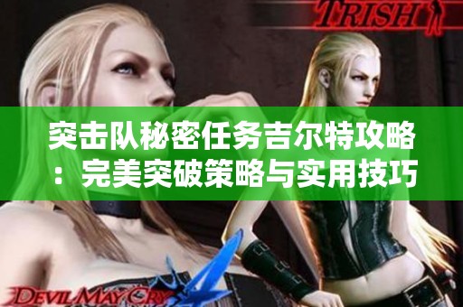 突击队秘密任务吉尔特攻略：完美突破策略与实用技巧分享