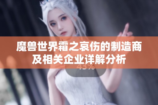 魔兽世界霜之哀伤的制造商及相关企业详解分析