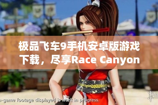 极品飞车9手机安卓版游戏下载，尽享Race Canyon刺激体验