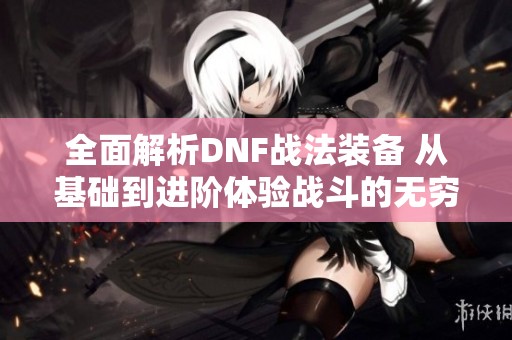 全面解析DNF战法装备 从基础到进阶体验战斗的无穷魅力