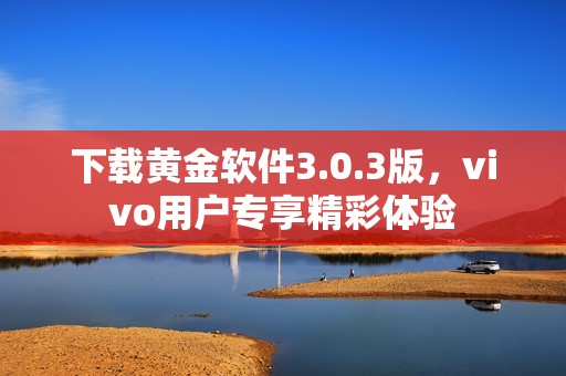 下载黄金软件3.0.3版，vivo用户专享精彩体验