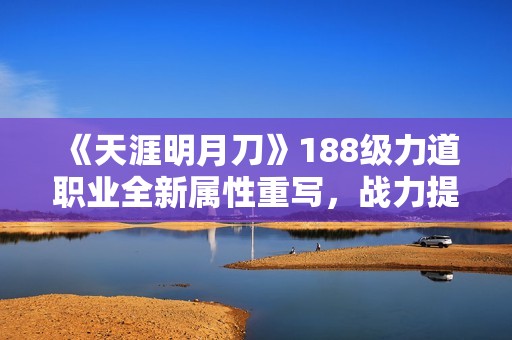 《天涯明月刀》188级力道职业全新属性重写，战力提升攻略分享