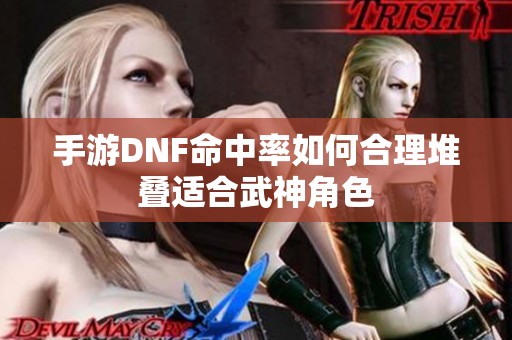 手游DNF命中率如何合理堆叠适合武神角色