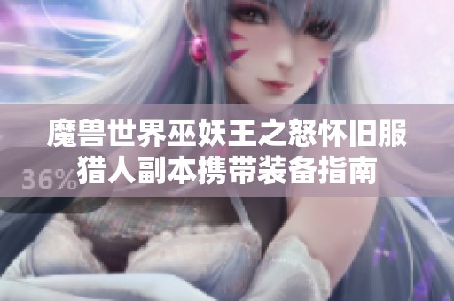 魔兽世界巫妖王之怒怀旧服猎人副本携带装备指南