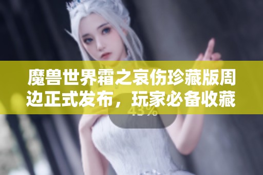 魔兽世界霜之哀伤珍藏版周边正式发布，玩家必备收藏品