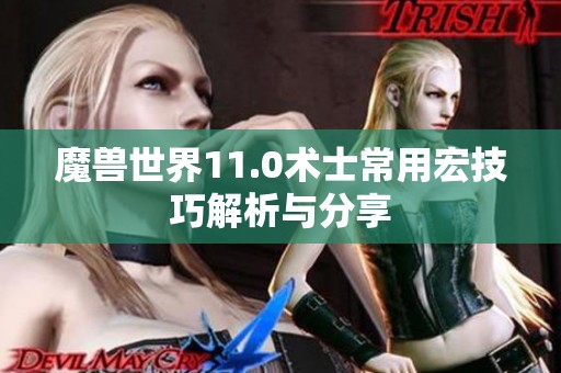 魔兽世界11.0术士常用宏技巧解析与分享