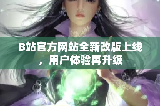 B站官方网站全新改版上线，用户体验再升级