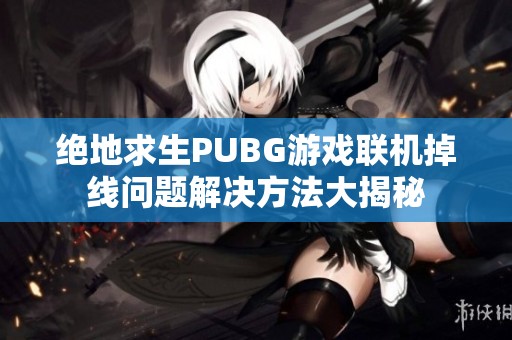 绝地求生PUBG游戏联机掉线问题解决方法大揭秘