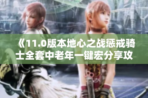 《11.0版本地心之战惩戒骑士全套中老年一键宏分享攻略》