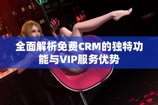 全面解析免费CRM的独特功能与VIP服务优势