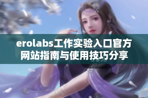 erolabs工作实验入口官方网站指南与使用技巧分享