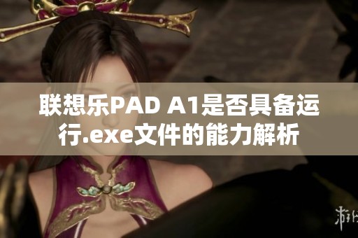 联想乐PAD A1是否具备运行.exe文件的能力解析