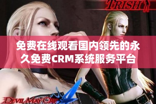 免费在线观看国内领先的永久免费CRM系统服务平台