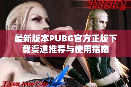 最新版本PUBG官方正版下载渠道推荐与使用指南