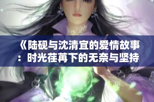 《陆砚与沈清宜的爱情故事：时光荏苒下的无奈与坚持》