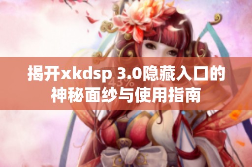 揭开xkdsp 3.0隐藏入口的神秘面纱与使用指南