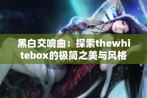 黑白交响曲：探索thewhitebox的极简之美与风格