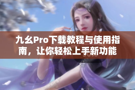 九幺Pro下载教程与使用指南，让你轻松上手新功能