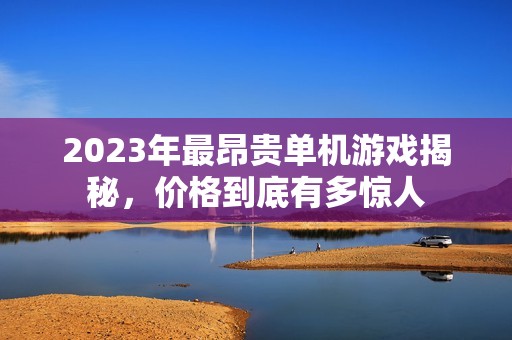 2023年最昂贵单机游戏揭秘，价格到底有多惊人