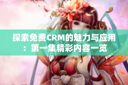 探索免费CRM的魅力与应用：第一集精彩内容一览