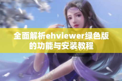 全面解析ehviewer绿色版的功能与安装教程