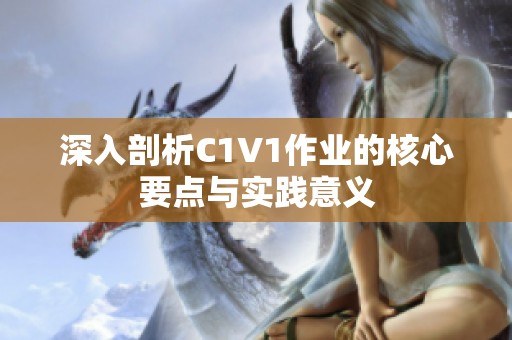 深入剖析C1V1作业的核心要点与实践意义