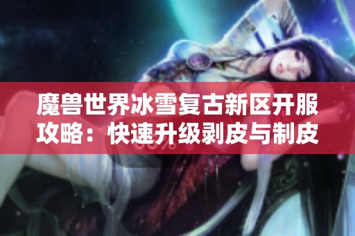 魔兽世界冰雪复古新区开服攻略：快速升级剥皮与制皮技巧分享